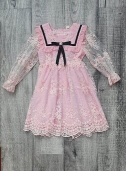 Dievčenské slávnostné šaty 116-122