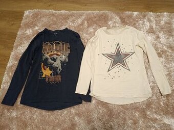 Tričká dlhý rukáv veľkosť 146