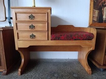 Rustikální lavice, botník, masív, Nábytek Spříběhem