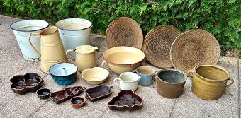 Keramika, smalt a jiné retro věci v nálezovém stavu