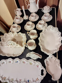 Ruzovy porcelan.Chodov.Dekor Lenka.