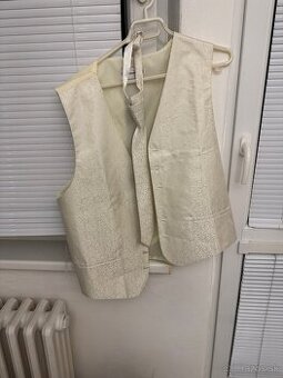 Svadobna vesta s kravatou set