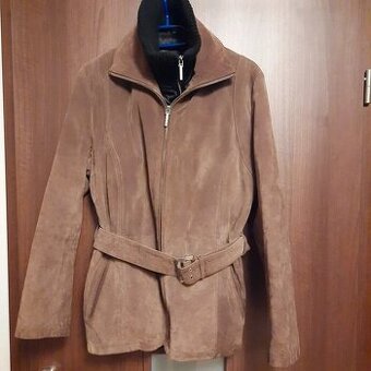 Zimná /prechodná dámska kožená bunda, DIFFERENT, vel. L