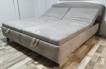 polohovatelna manzelska postel 170x195x47 cm