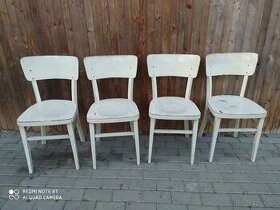 Retro stoličky 4 kusy