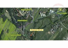 Predaj stavebného pozemku BOJNICE 524 m2- Na chmeľnici - jed