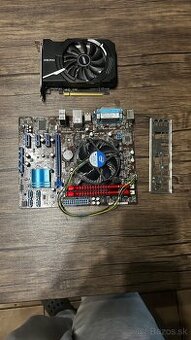 Predám grafickú kartu RX 560 a základnú dosku