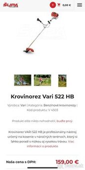 Krovinorez vyzinac kosačka
