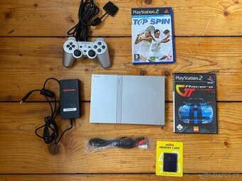 Herna konzola Sony PS2 Playstation 2 + 2 Hry