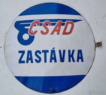 Predám smaltovanú tabuľu ČSAD - 1