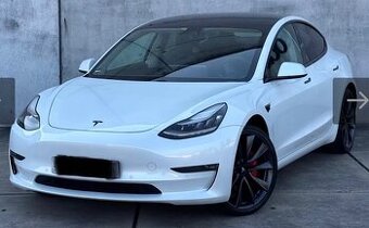 Tesla Model 3 PERFORMANCE AWD 75kWh SOH 87% PANO NAP