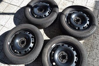 Plechové disky R15 a letné gumy 185/60 R15 Bridgestone