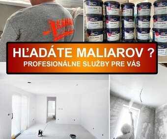 Profesionálne maľovanie a strojové striekanie