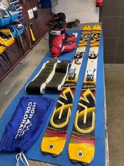 Predám K2 Shuksan 160 cm, lyžiarky La Sportiva ,  pásy