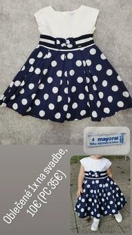 Dievčenské spoločenské šaty zn. MAYORAL veľ. 104