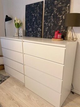 Biela komoda Ikea, Jysk