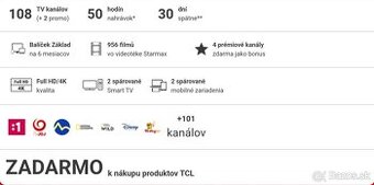 Sledovanie tv na 6 mesiacov - 1