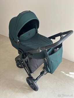 Kočík Junama Smart tmavozelený - dvojkombinácia