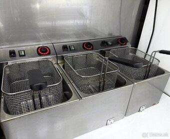 Fritéza elektrická dvojitá REDFOX, 8+8 l