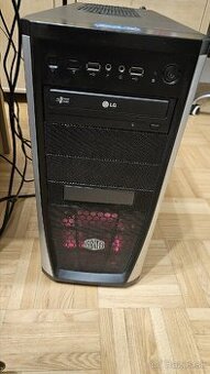 Predam PC, 6 jadrovy CPU, 16GB RAM, GTX 1060 6GB + LCD