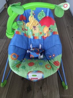 Hojdacie kresielko s vibráciou a hudbou Fisher Price