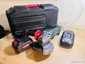 Parkside aku set uhlová brúska 125