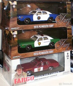 PLYMOUTH FURY a CHEVROLET CAPRICE , 1:43 , GREENLIGHT