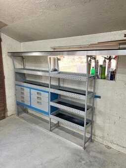 Regále do dodávky Fiat Ducato – profesionálna dielenská zost