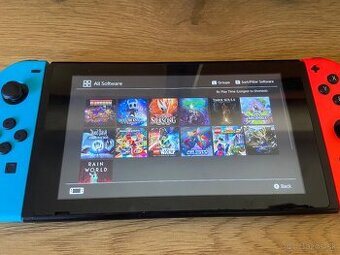 nintendo switch+učet s hrami