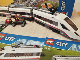 LEGO 60051 - séria CITY - Vysokorýchlostný transportný vlak