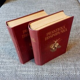 Praktická hospodyňka, starožitná kniha z roku 1928, oba díly