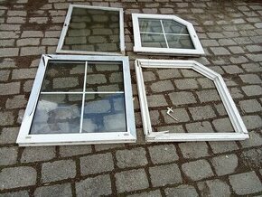 Plastové okná okno dvojsklo železné okno drôtené sklo - 1