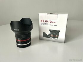 Širokouhlý manuálny objektív Samyang 12mm (Sony)