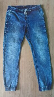 pánske jogger rifle denim