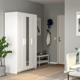 Ikea - BRIMNES Trojdverová skriňa 117x190cm Nová
