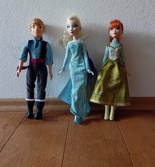 Anna, Elsa a Kristof