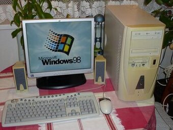 Predám počítať AMD Duron 1.0 GHz s Windows 98