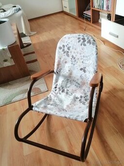 Retro detské hojdacie kreslo