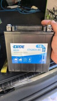 Bateria exide AXM ETX20CH-BS 18ah motocykel bateria