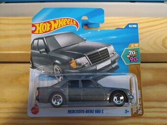 HOT WHEELS - Mercedes-Benz 500 E sivá - 2o25.