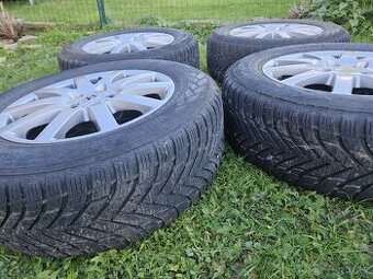 Predám sadu hliníkových diskov so zimnými pneumatikami