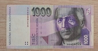 1000sk Bankovka