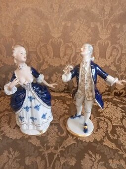 Porcelánový galantný pár Wallendorf