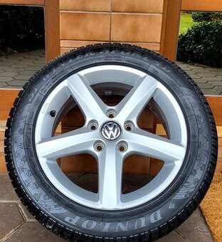 Alu R16 5x112 + zimné pneu 205/55 R16 pre VW a iné...