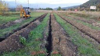 Výkopové práce minibagrom