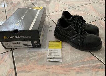 Kožená dámska bezpečnostná obuv, kovová špička