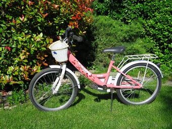 Dievčenský bicykel 20 palcové kolesá.