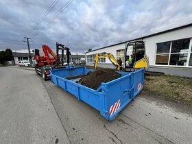 Posledny kus 1m hak- Hakovy kontajner KOVOK sutovy nový