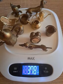Mosadz,bronz, miniatúry