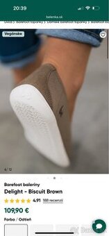 Be Lenka balerínky barefoot 40